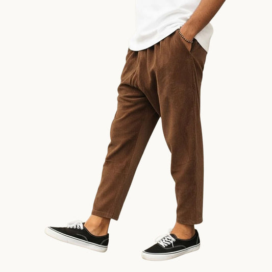 Pantalon en velours côtelé