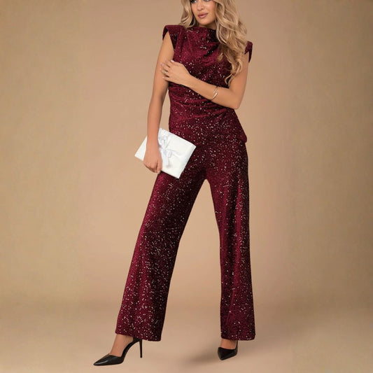 Ensemble Fête – L’élégance lumineuse pour vos soirées les plus spéciales