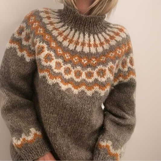 Pull en laine vintage